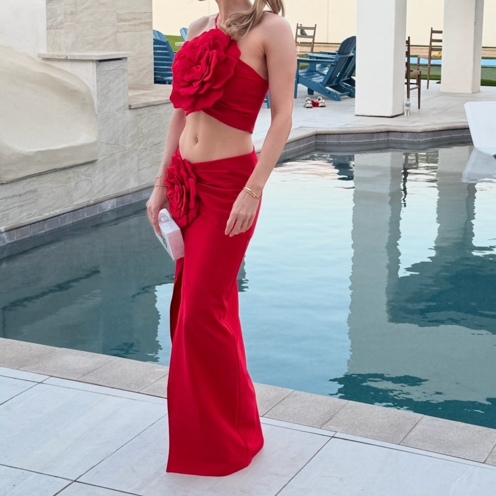 Lovers + Friends Red Maxi Dress - Picture 4 of 4